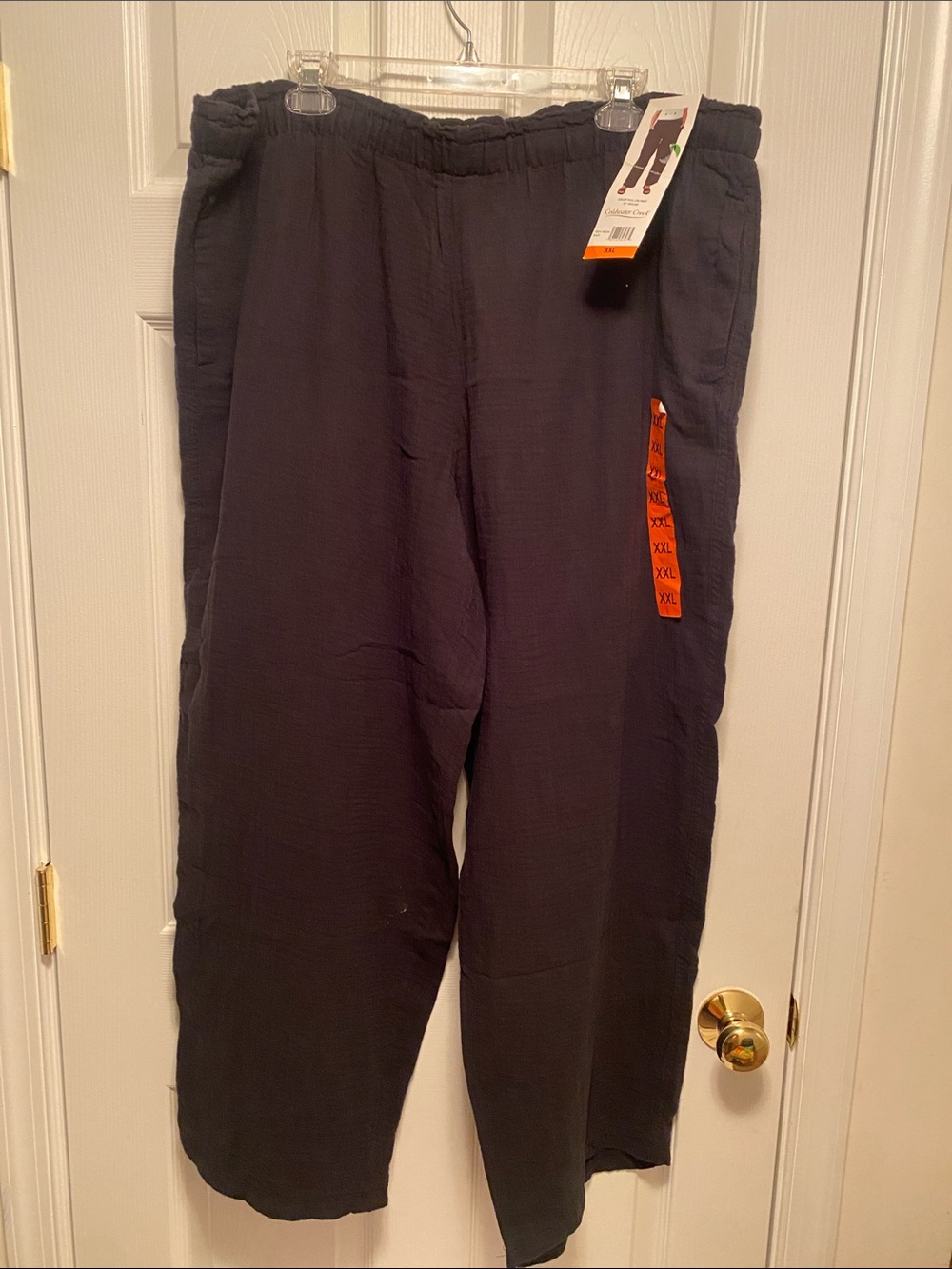 Coldwater Creek Black Gauze Pull On Pants…size XXL